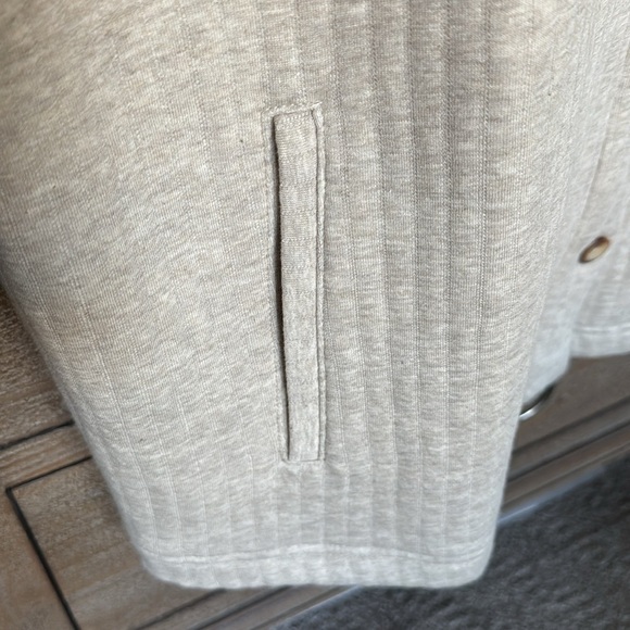 NWT Pure Jill Button Front Cardigan Ribbed Knit Jacket‎ Neutral Womens XLT Basic - Picture 5 of 14
